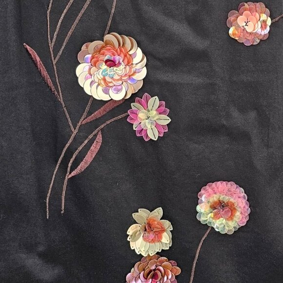 Anthropologie Maeve Womens Plus‎ Size 14 The Brynne 3D Floral Dress NWT - Picture 4 of 16